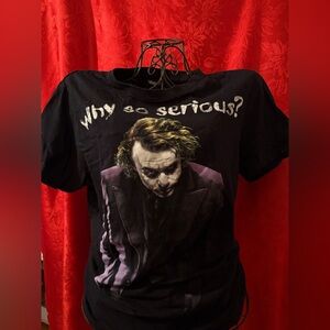 Batman Black Graphic T-Shirt with Joker Design